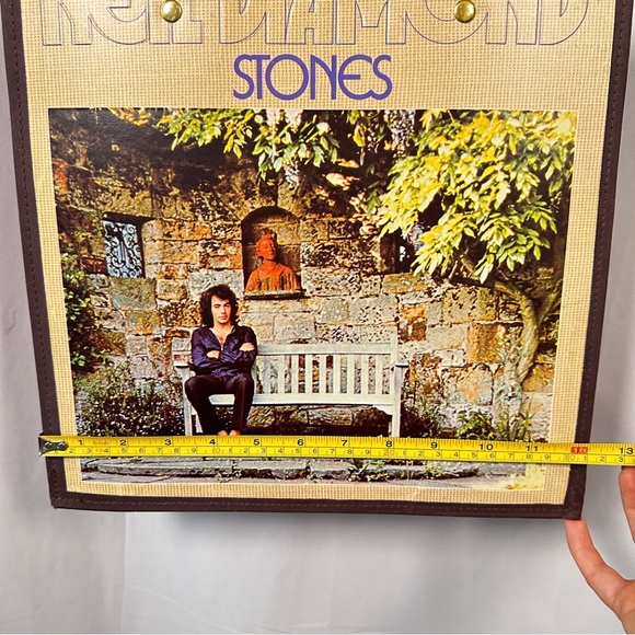 Neil Diamond Album Cover Tote Bag Faux Leather Upcycled Record Purse Retro Festi - Picture 11 of 17